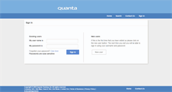 Desktop Screenshot of buy.quanta.co.uk